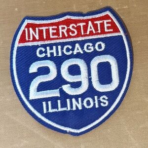 Interstate 290 Chicago Illinois Iron On Patch